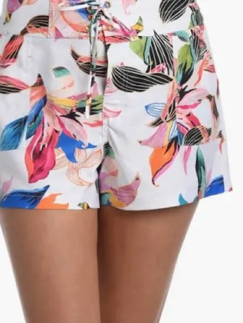 La Blanca Whit Floral Swim Shorts